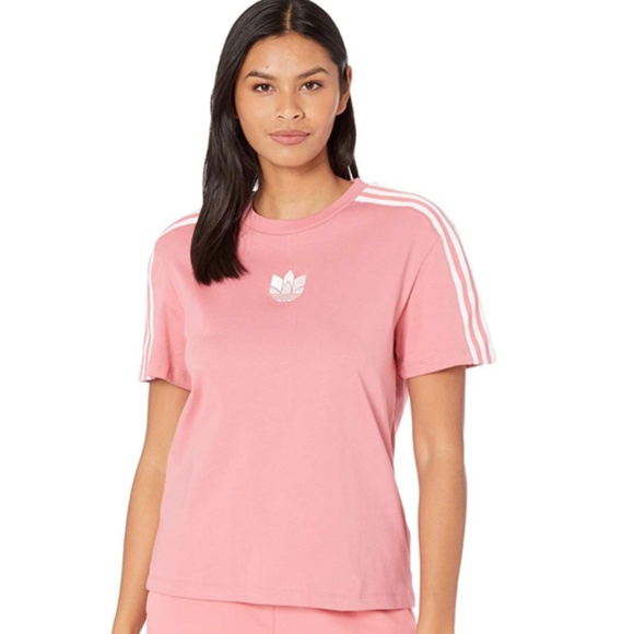 adidas Tops - Adidas 3-D Trefoil Loose Tee